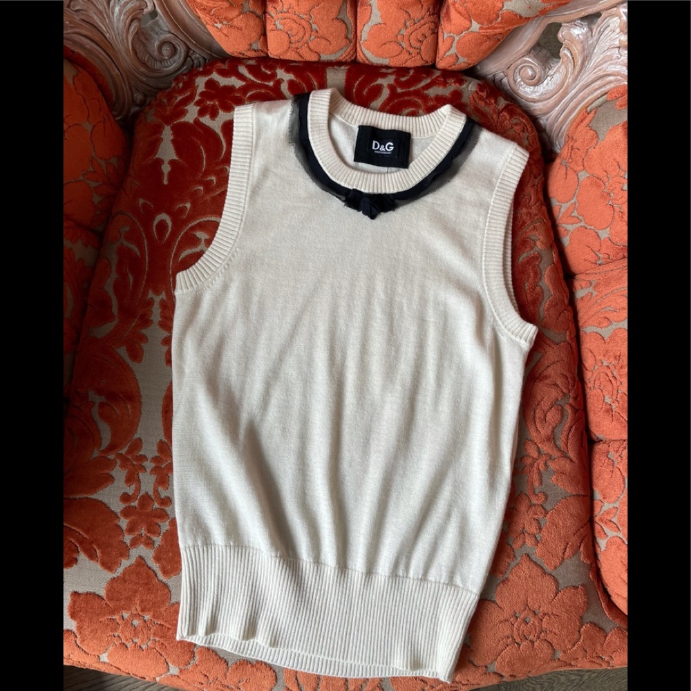 D&G sweater vest